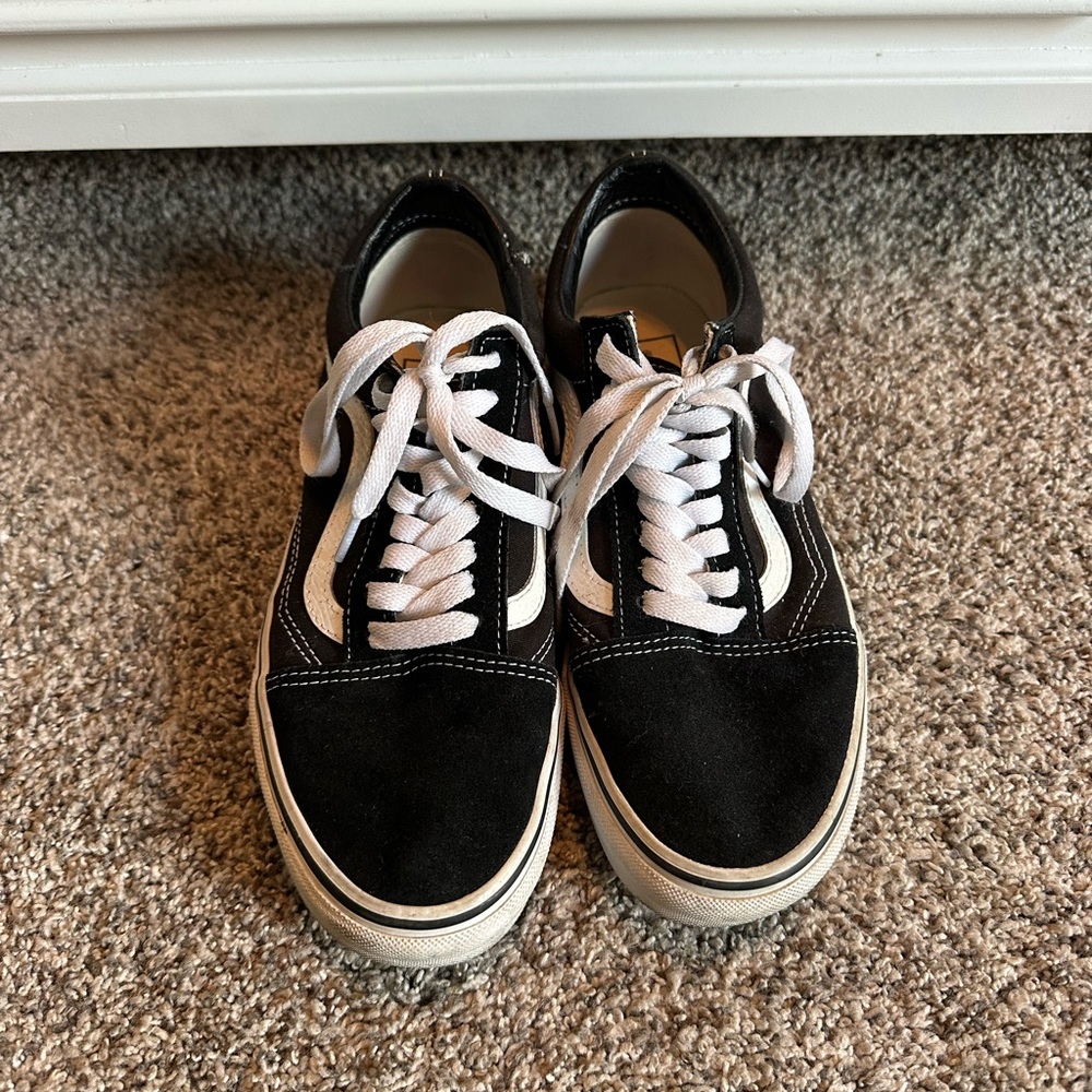 Vans Black and White Sneakers